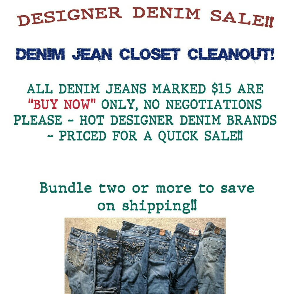 DENIM SALE!!